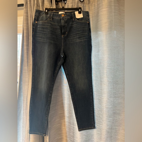 LC Lauren Conrad Denim - Lauren Conrad Dark Wash Skinny Jeans Short Length NWT Classic Casual